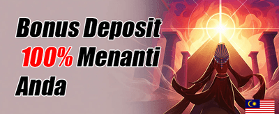 Bonus Selamat Datang 100% Percuma promotion